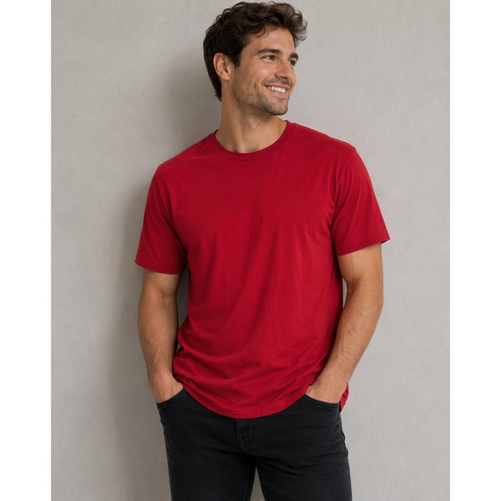 Royal Avalon Sun-Ray Red Bamboo Cotton UPF 50+ UV Protection T-Shirt Mens XL
